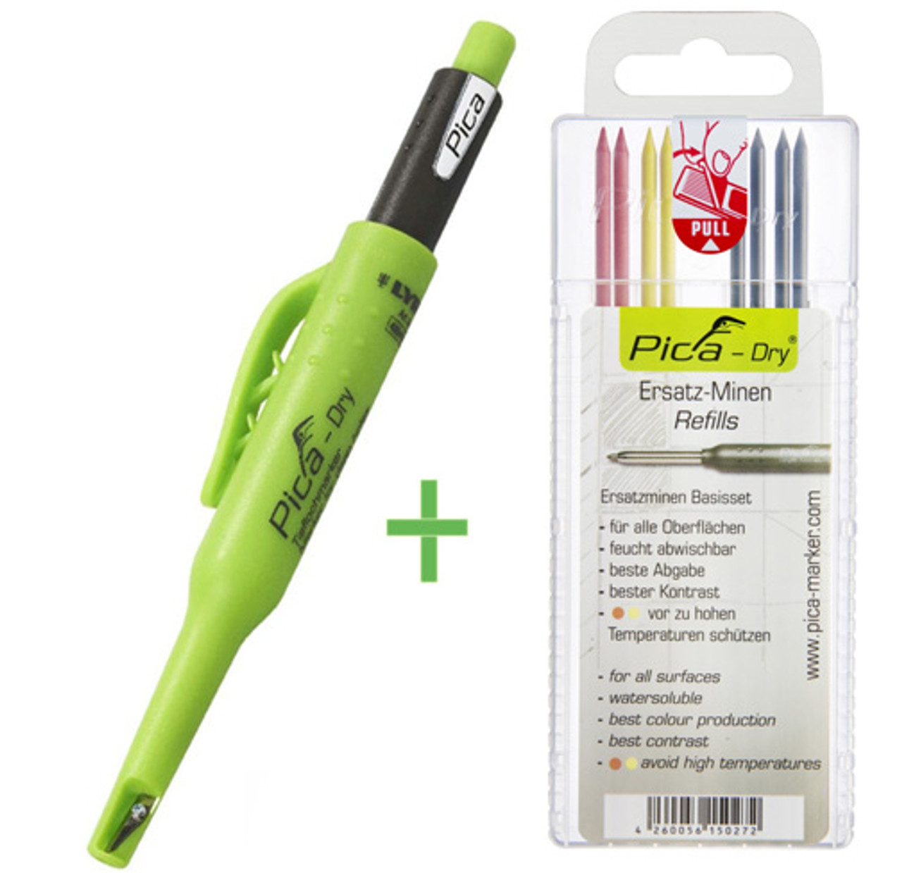 Pica Dry Automatic Pencil 3030 with Refill - Basic 4020 Combo (5030)