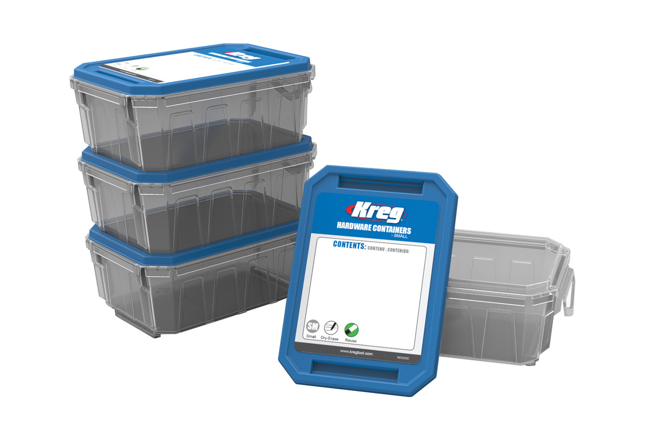 Kreg Small Hardware Containers - Set of 4 (KSS-S)