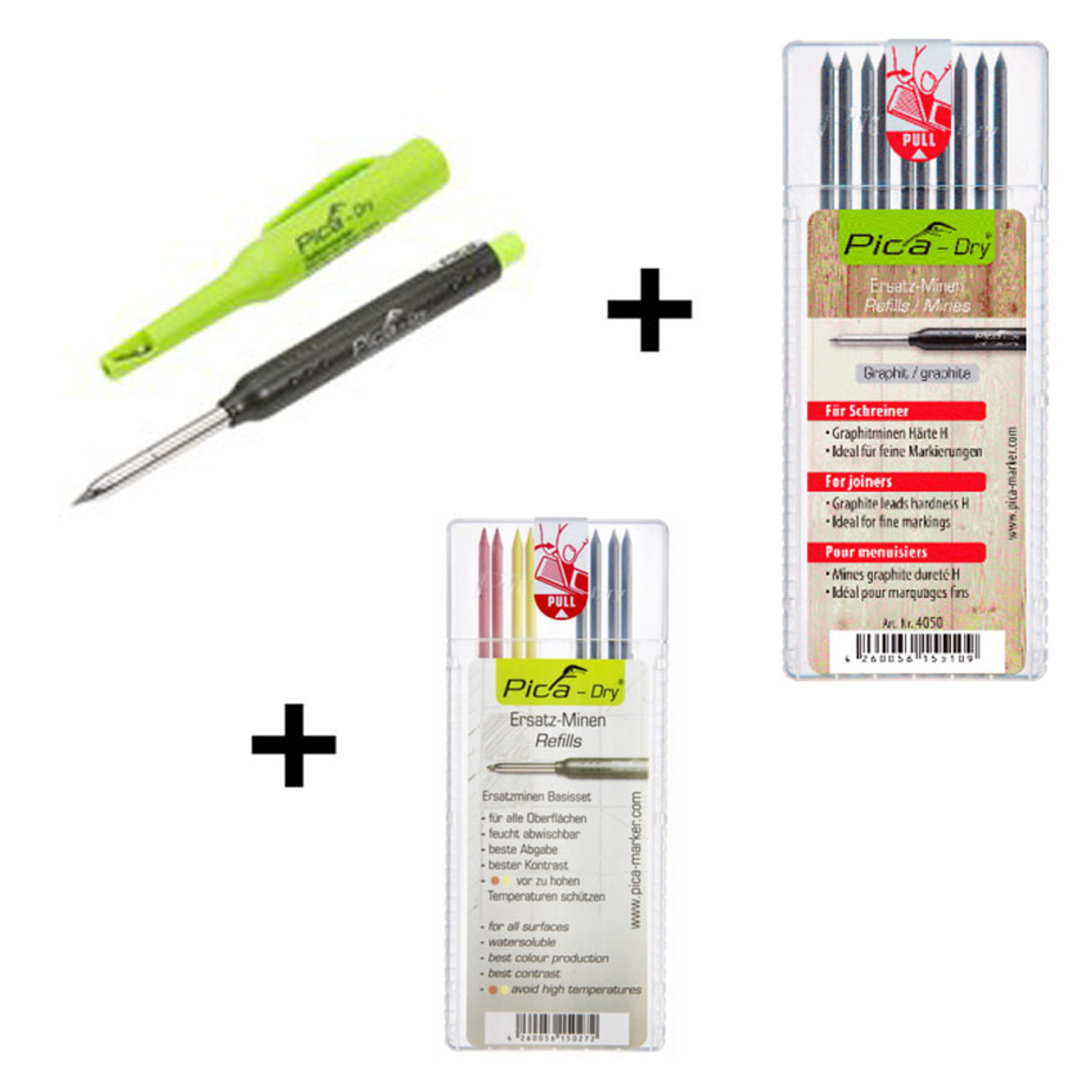 Pica Dry Bundle with Pencil and Graphite Leads