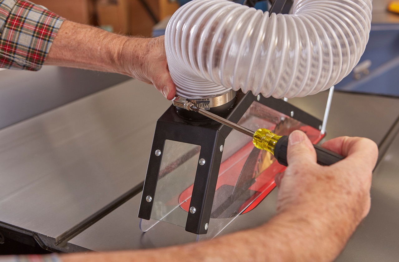 SawStop Floating Overarm Dust Collection Guard: The Best Way to Keep Your  Work Area Clean and Dust-Free While Using Your SawStop Table Saw