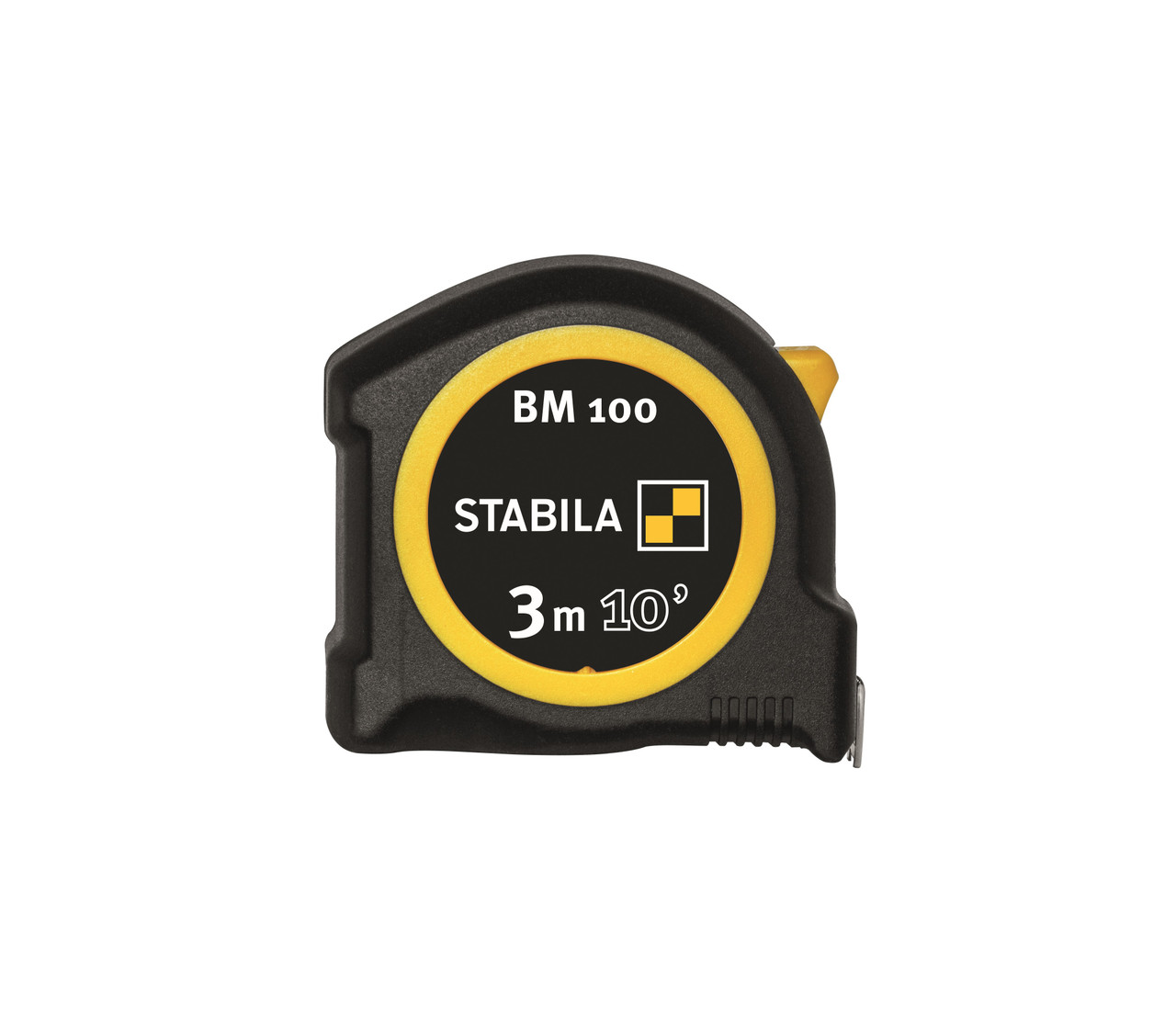 Stabila 30826 BM 100 8m/26 ft cm/inch Pocket Tape Measure