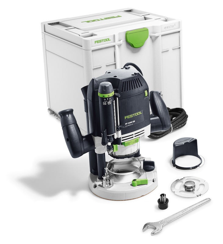 Festool Router OF 2200 EB-F-Plus with OF 2200 Accessory Kit (Metric)