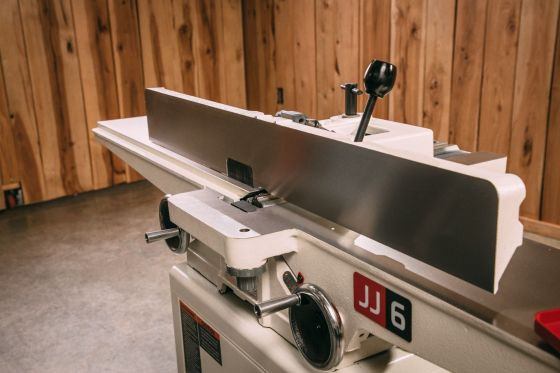 Jet JJ-6HHDX, 6 Inch Deluxe Jointer, 1HP 1PH 115/230V, Helical