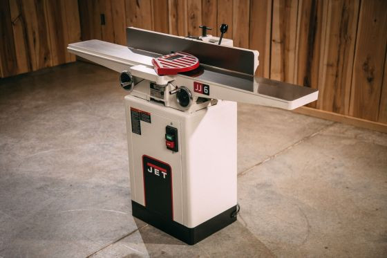 Jet JJ-6HHDX, 6 Inch Deluxe Jointer, 1HP 1PH 115/230V, Helical