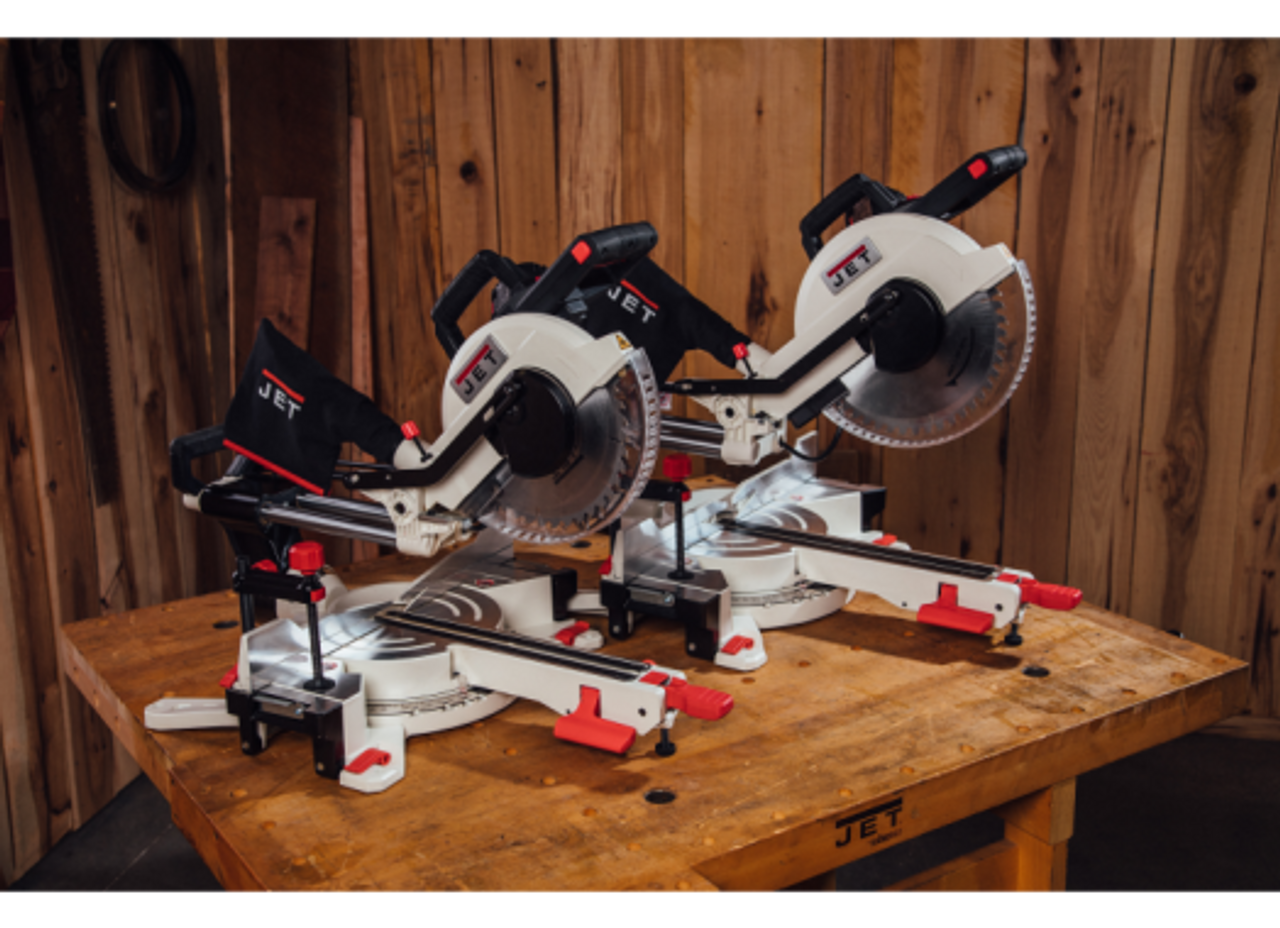 Jet 10 Inch Sliding Dual Bevel Compound Miter Saw (707210)