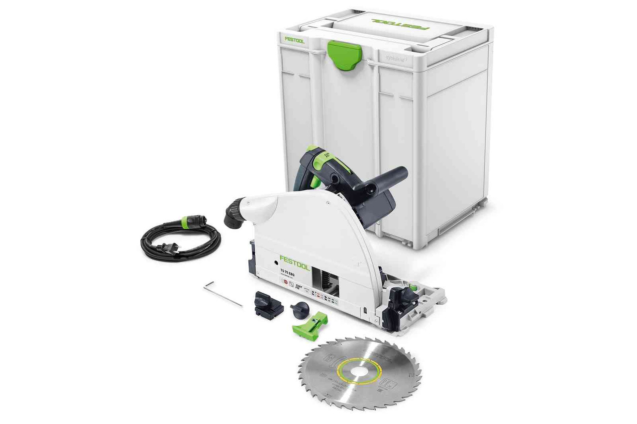 Festool TS 75 EQ-F-Plus Plunge Cut Circular Saw w/o Guide Rail