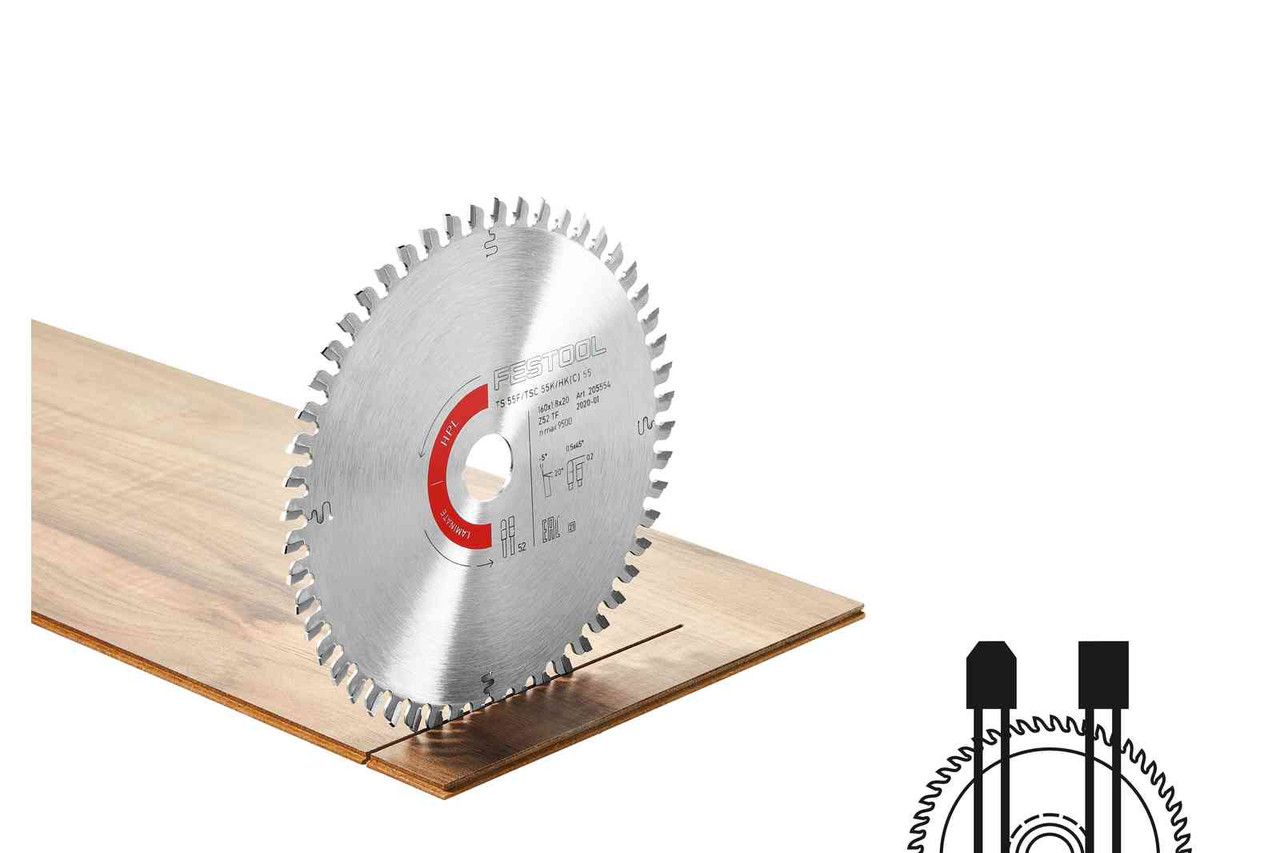 Saw Blade LAMINATE/HPL HW 168x1,8x20 TF 52 (205773)