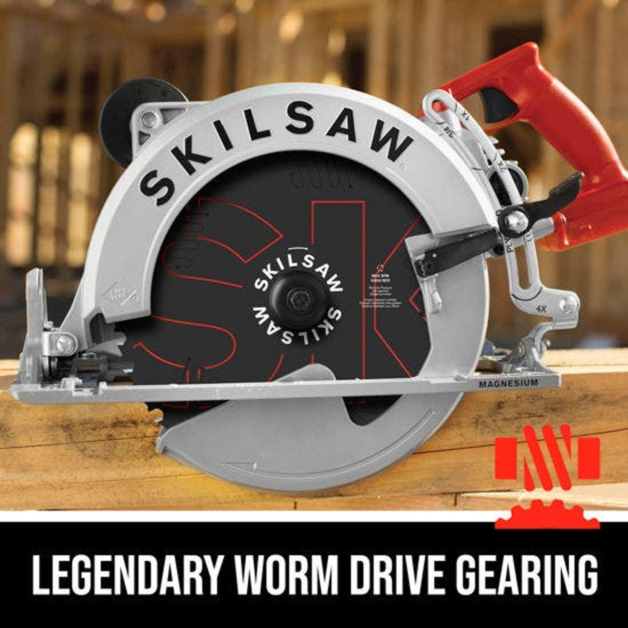 Skilsaw 10-1/4" Magnesium Sawsquatch Worm Drive Saw (SPT70WM-01)