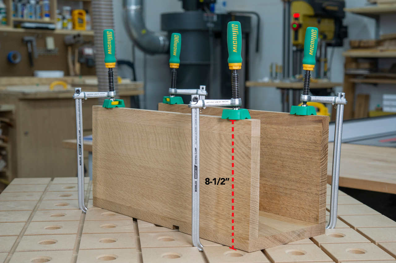 MicroJig MATCHFIT Dovetail Clamp AP / Zwaluwstaartklem met X-PAD