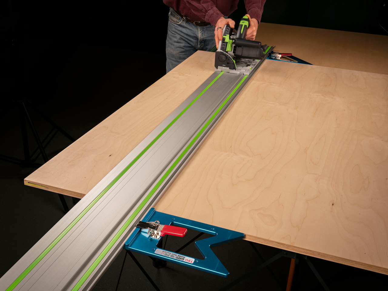 TSO GRS-16 PE V2 Parallel Edge Guide Rail Square with Drop