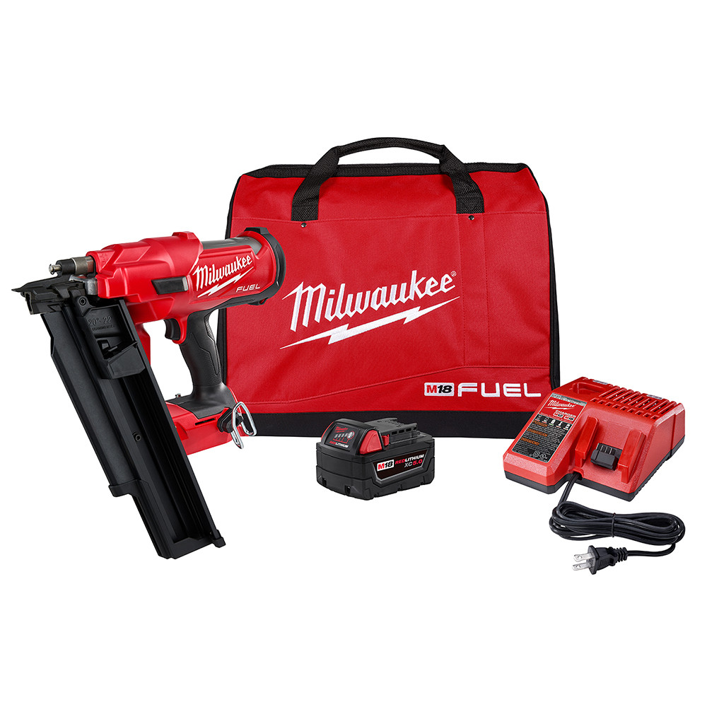Milwaukee M18 FUEL 21 DEGREE FRAMING NAILER KIT