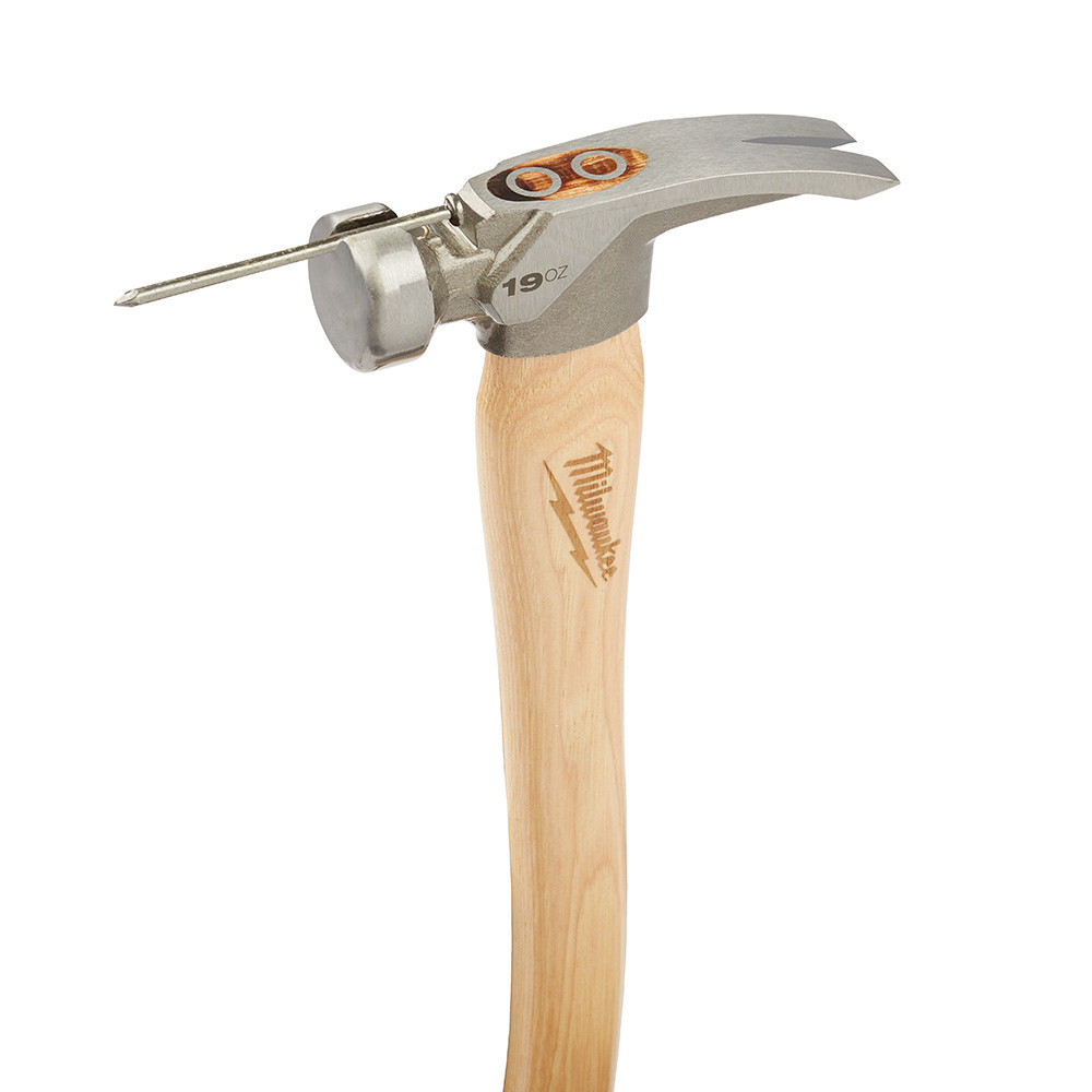 Milwaukee 19OZ SMOOTH FACE HICKORY HAMMER
