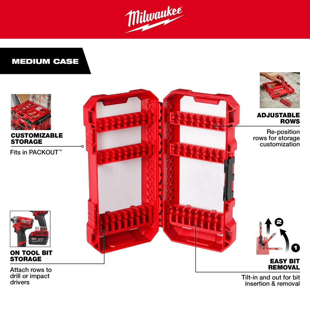 Milwaukee 54PC IMPACT SET SHOCKWAVE