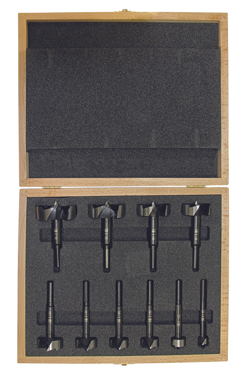 Forêt Forstner Fisch Black Shark 35 Mm - Pour Trous Plats, Propres, Dans Le Bois - Tige Trois Pans - 5