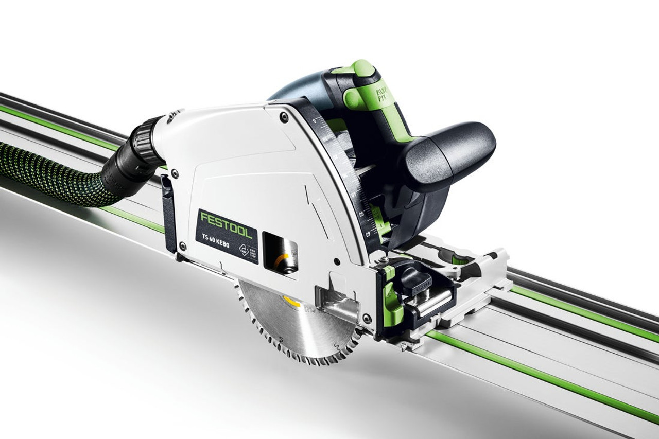Festool Plunge-Cut Saw TS 60 KEB-Plus with FS 1400/2 KP Guide Rail