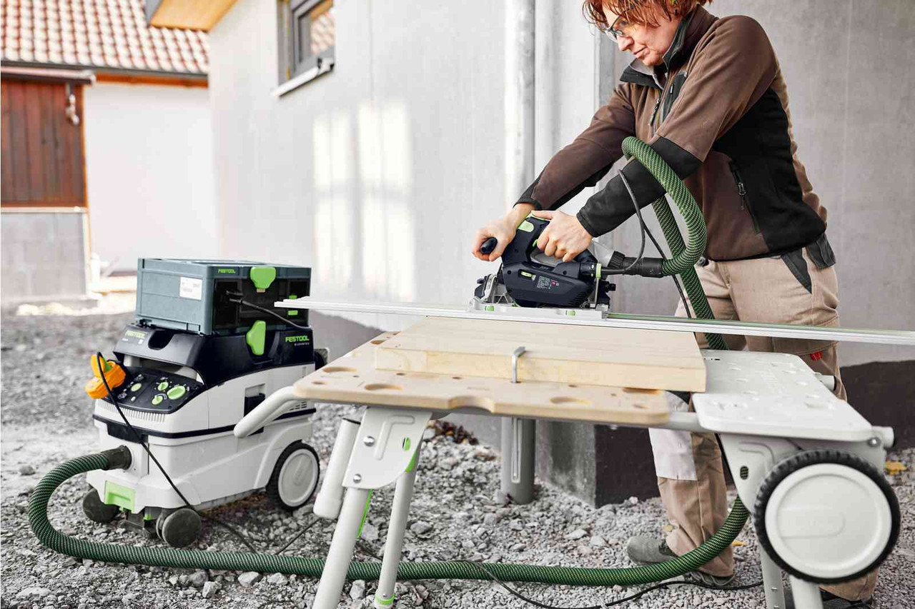 Festool Plunge-Cut Saw TS 60 KEB-Plus with FS 1400/2 KP Guide Rail
