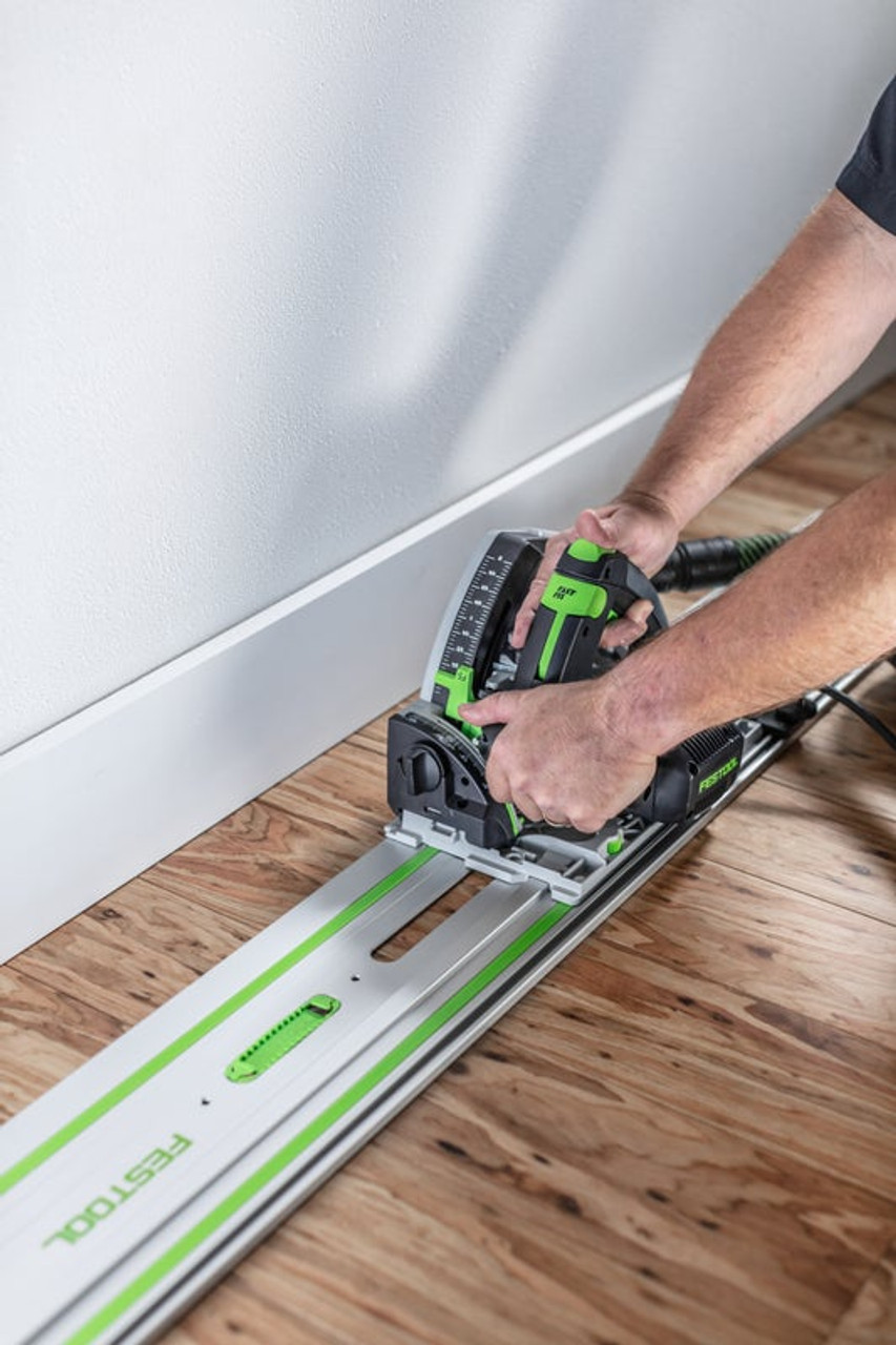 Festool TS 55 FEQ-F-Plus Plunge Cut Saw with FS 1400/2 KP Guide