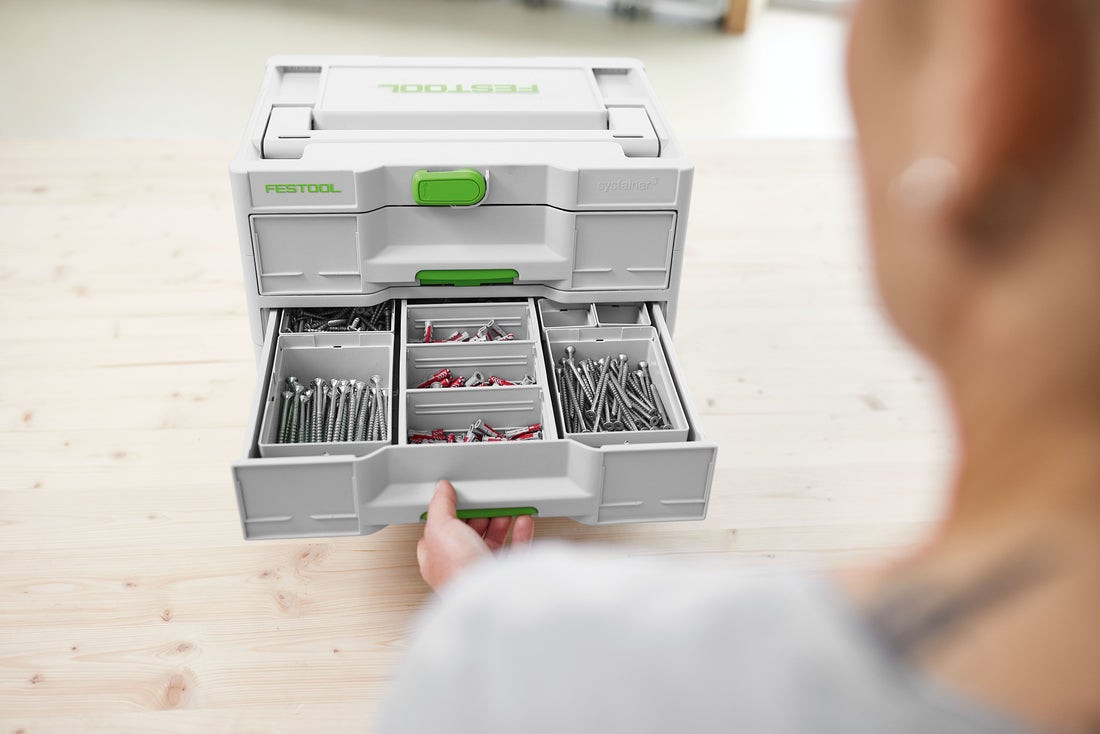 Festool Sortainer3 SYS3-SORT/3 M 337 - Efficient Tool Storage and