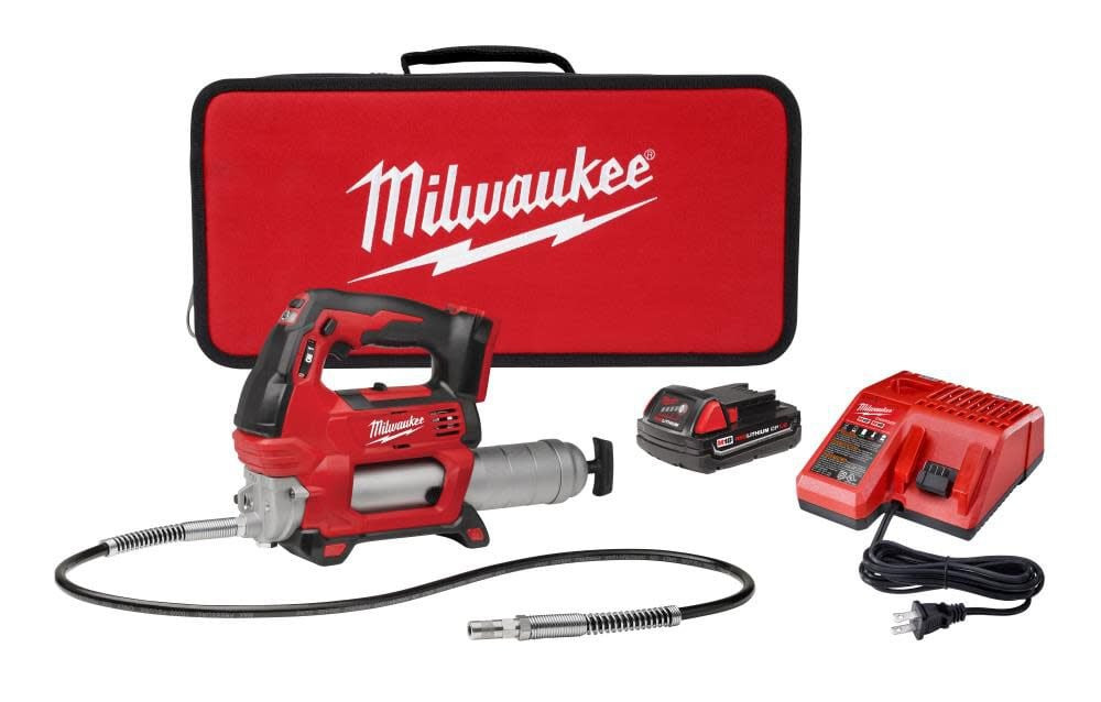 Milwaukee Cordless 2 Speed Grease Gun Kit (2646-21CT)