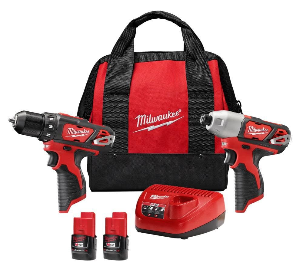 Milwaukee M12 Drill Impact Tool Combo Kit Power Versatility
