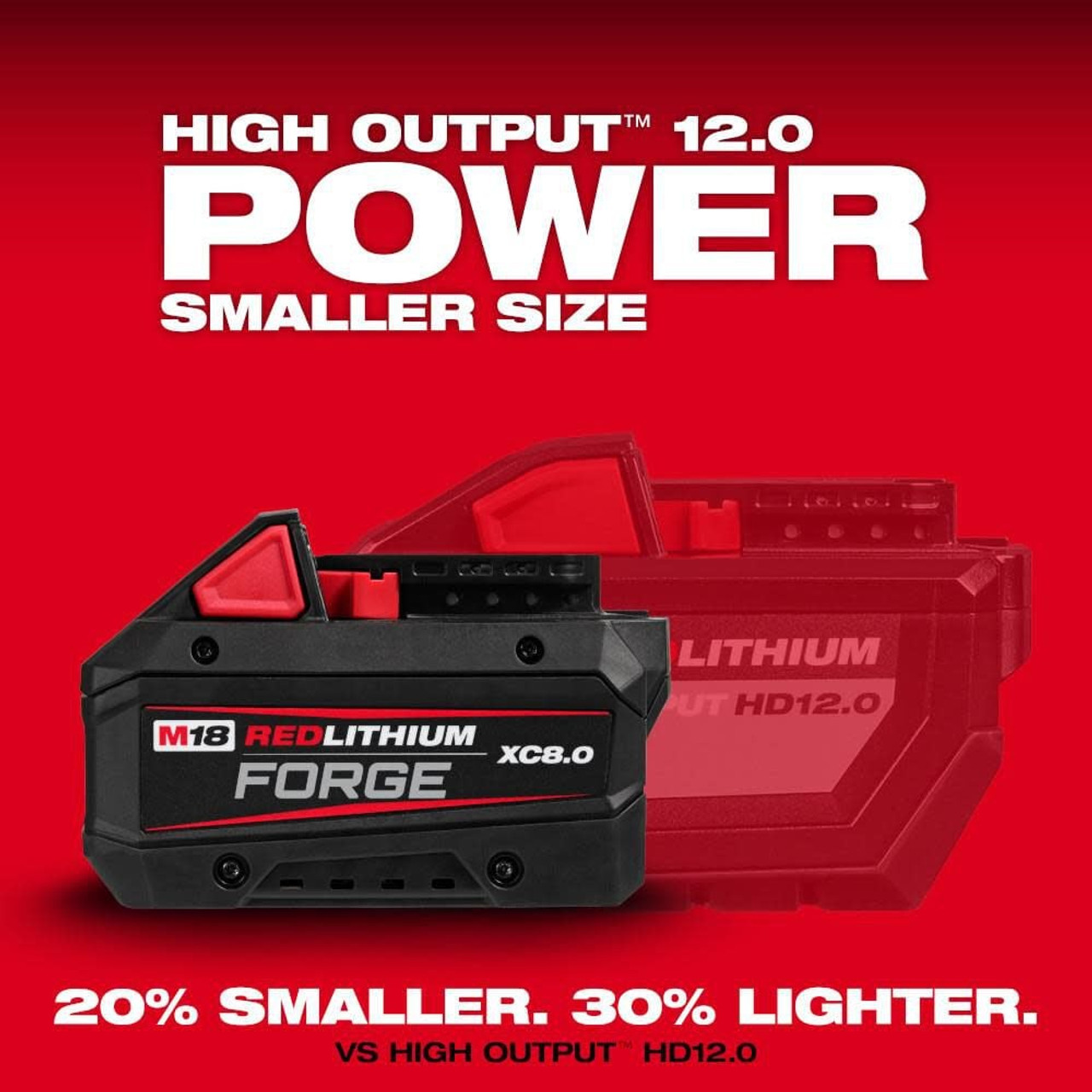 驚きの安さ Milwaukee M18™ REDLITHIUM™ FORGE™ XC8.0 Battery Pack - High フラダンス