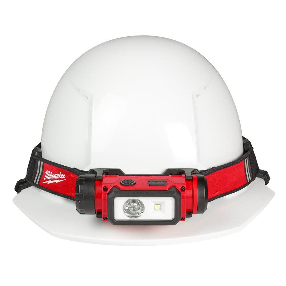 Milwaukee REDLITHIUM™ USB Hard Hat Headlamp – Powerful