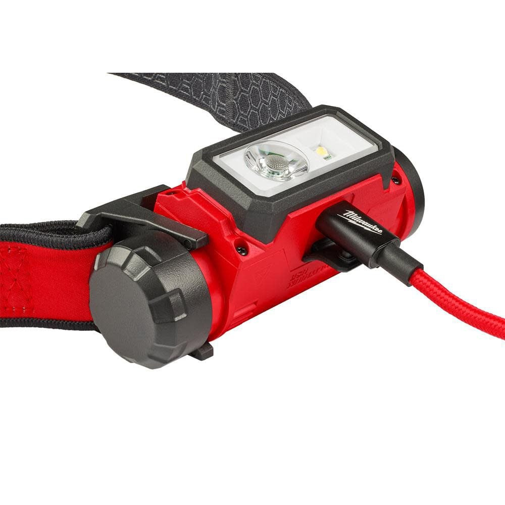 Milwaukee REDLITHIUM™ USB Hard Hat Headlamp – Powerful