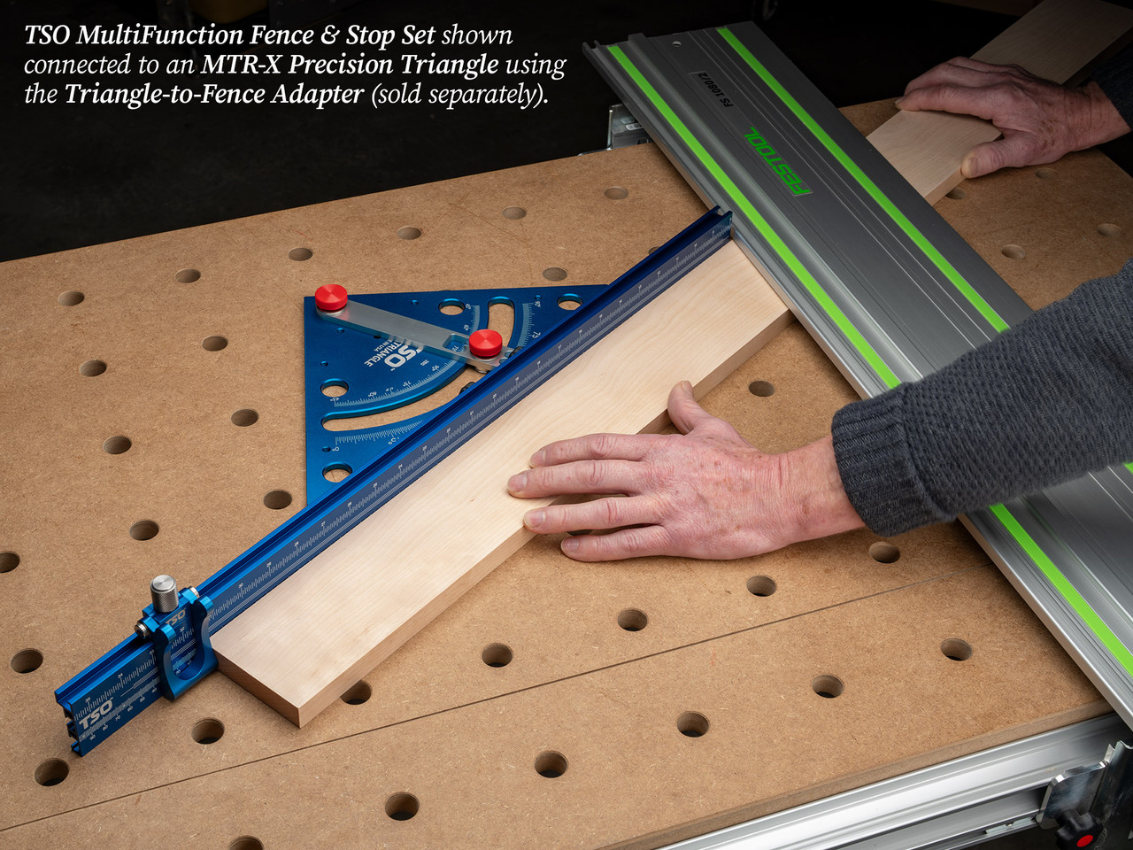 TSO 900mm Multifunction Workbench Fence & Stop Set (61-595