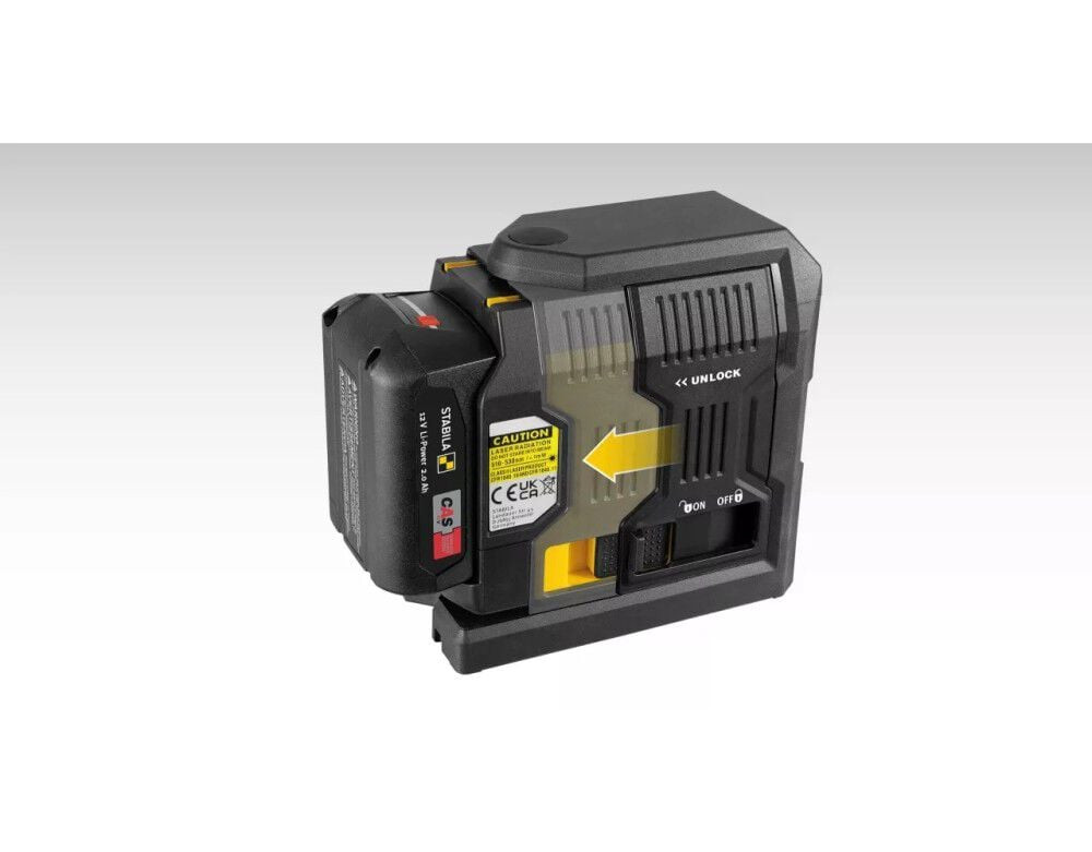 Stabila LAX 500G 12V 7-Piece Cross-Line Laser Kit (03520) | Green