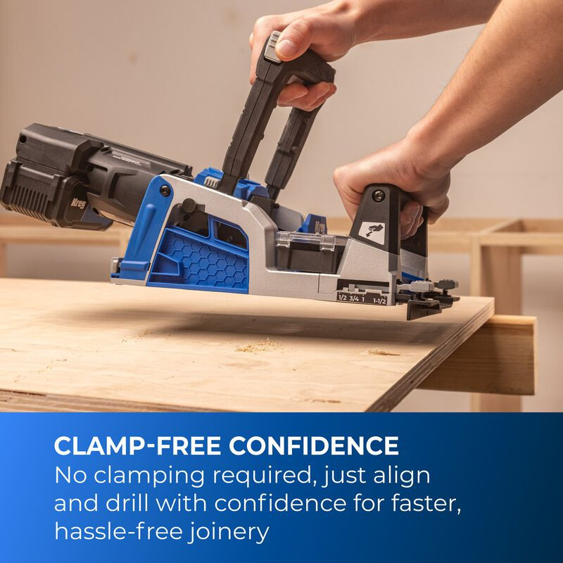 Kreg Rebel™ 20V Ionic Drive™ Pocket-Hole Joiner (Tool Only