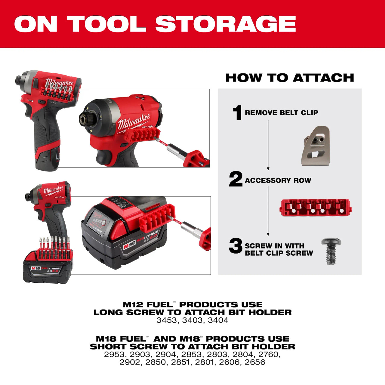 Milwaukee 50 PC SHOCKWAVE™ Drill & Drive Set (48-32-4013) | Impact