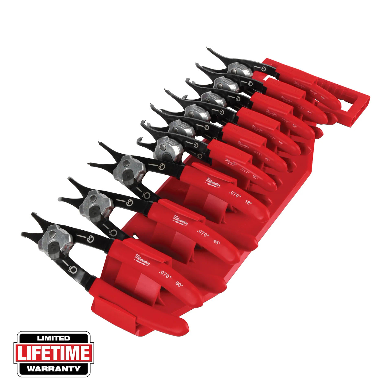 ワミレスニュースキンリフレッシャーセット Milwaukee 9 PC Snap Ring Pliers Set (48-22-6539)