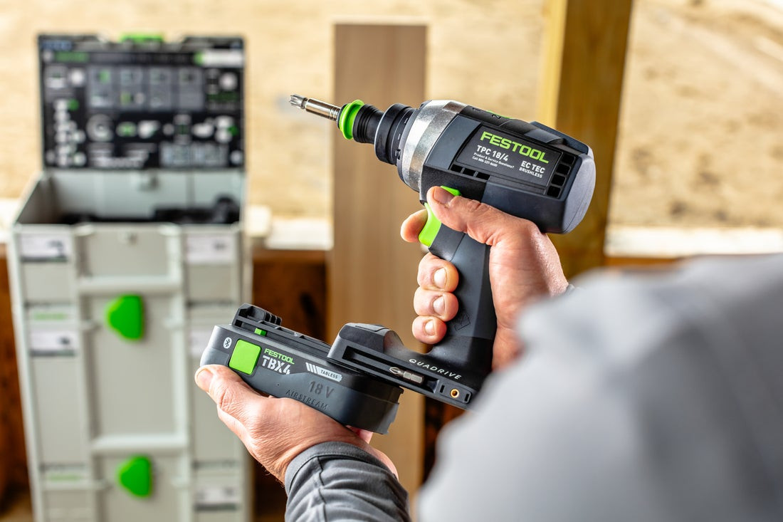 Festool Drill Set TID18 Impact and TPC18 Quadrive (577616)