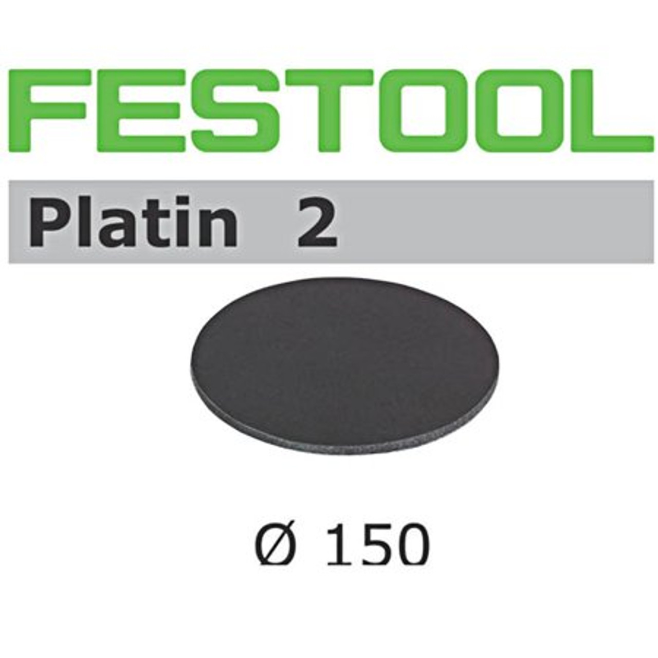 Festool Platin 2 | 150 Round | 500 Grit | Pack of 15 (492369)