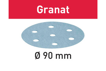 Festool Granat | 90 Round | 120 Grit | Pack of 100 (497367)