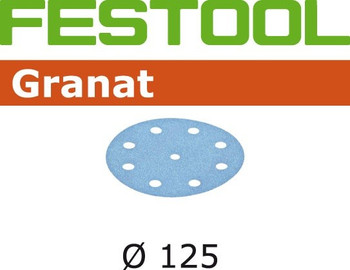 Festool Granat | 125 Round | 60 Grit | Pack of 50 (497166)
