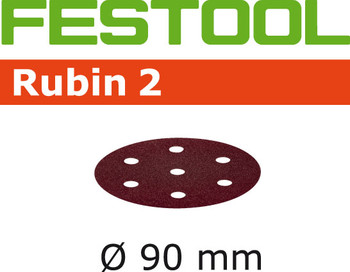 Festool Rubin 2 | 90 Round | 100 Grit | Pack of 50 (499080)