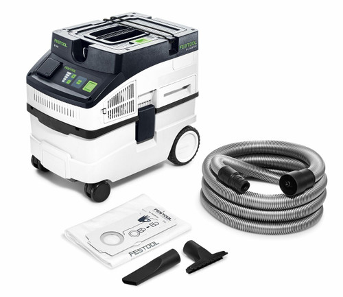 Festool CT 15 Mobile Dust Extractor (577413) & Cleaning set    RS-BD D 36-Plus (577259) & Self-clean Filter Bag CT 15/MINI/MIDI x5 (204308)