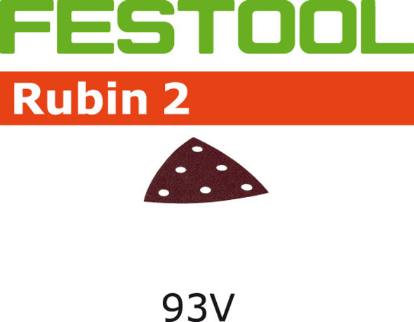 Festool Rubin 2 | 93 Delta | 100 Grit | Pack of 50 (499164)