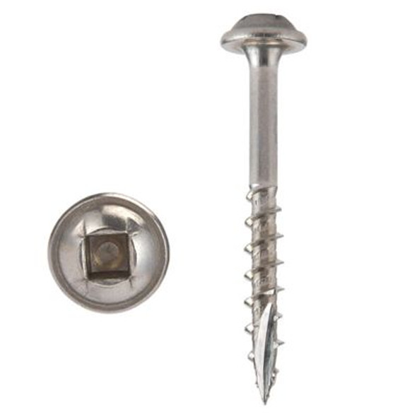 Kreg Zinc Pocket-Hole Screws 2-1/2", #8 Coarse, Washer Head, 125 Count (SML-C250-125)