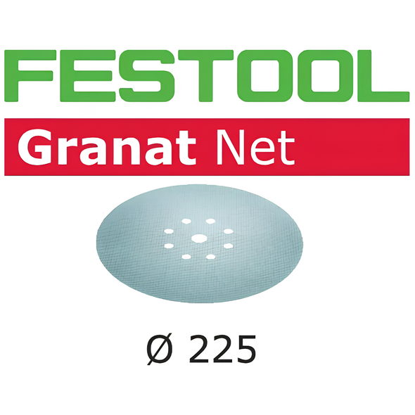 Festool Granat Net | D225 Round | 120 Grit | Pack of 25 (203314)