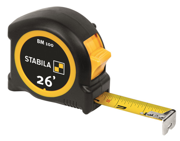 Stabila Pocket tape BM 100, Imperial scale, 26 ft inch/inch scale (30726)