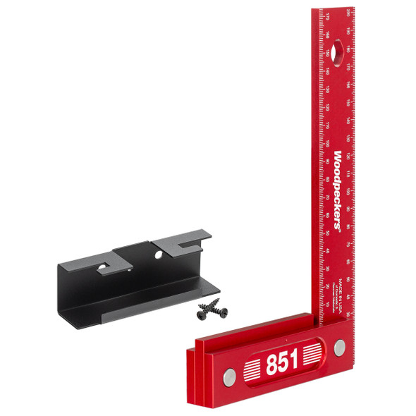 Woodpeckers Model 851 (200mm) Precision Woodworking Square (Metric Scale) (851M-24)