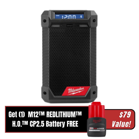 Milwaukee M12 RADIO-CHARGER- Bare Tool - (2951-20)