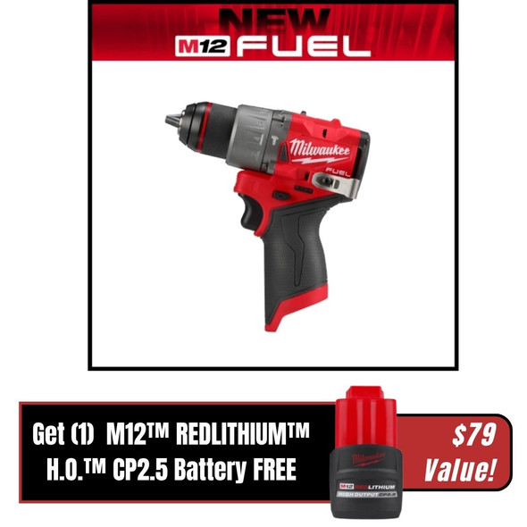 Milwaukee M12 FUEL HAMMER DRILL - Bare Tool - (3404-20)