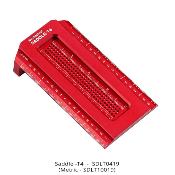 Woodpeckers Saddle T-Square - Metric Set With Rack-It (SDLTSET-MRI19)