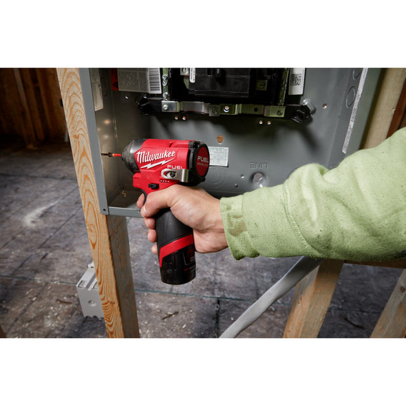 Milwaukee M12 FUEL Brushless Cordless 1/4" Hex Impact Driver Compact Kit (3453-21) Milwaukee M12 FUEL Brushless Cordless 1/4" Hex Impact Driver Compact Kit (3453-21)