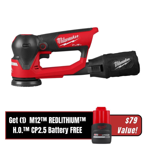 Milwaukee M12 Fuel 3" Random Orbital Detail Sander - (2535-20)
