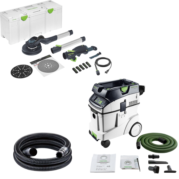 Festool Planex Drywall Sander LHS 2 225 EQI-Plus Kit (Includes Planex 2 and CT 48 EI AC HEPA) (575994-577876)