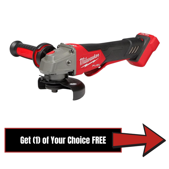 Milwaukee M18 FUEL™ 4-1/2" / 5" Braking Grinder Paddle Switch, No-Lock - Bare Tool (2888-20)
